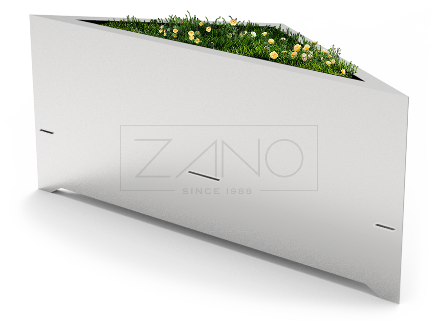 Vaso urbano modulare in acciaio inox Vaso urbano modulare in acciaio inox