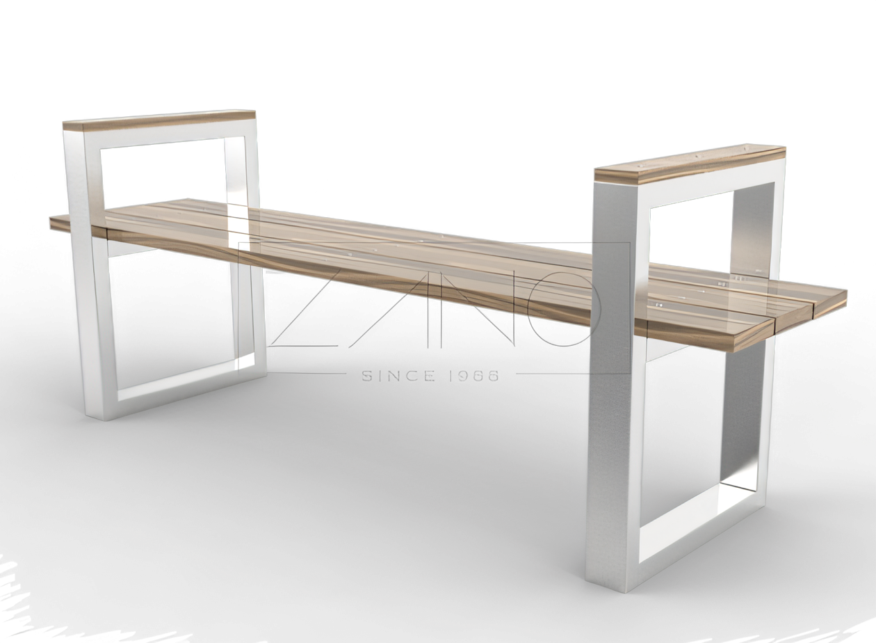 panchina moderna in acciaio panche in acciaio inox