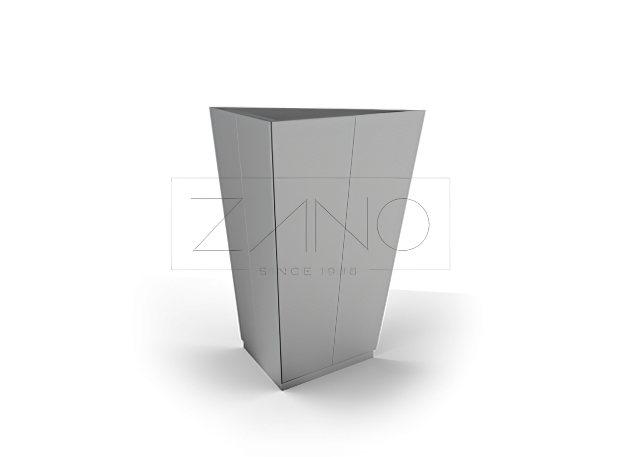 Vaso urbano moderno IVO in acciaio inox ZANO Arredo urbano | Arredo urbano adattato all'architettura moderna