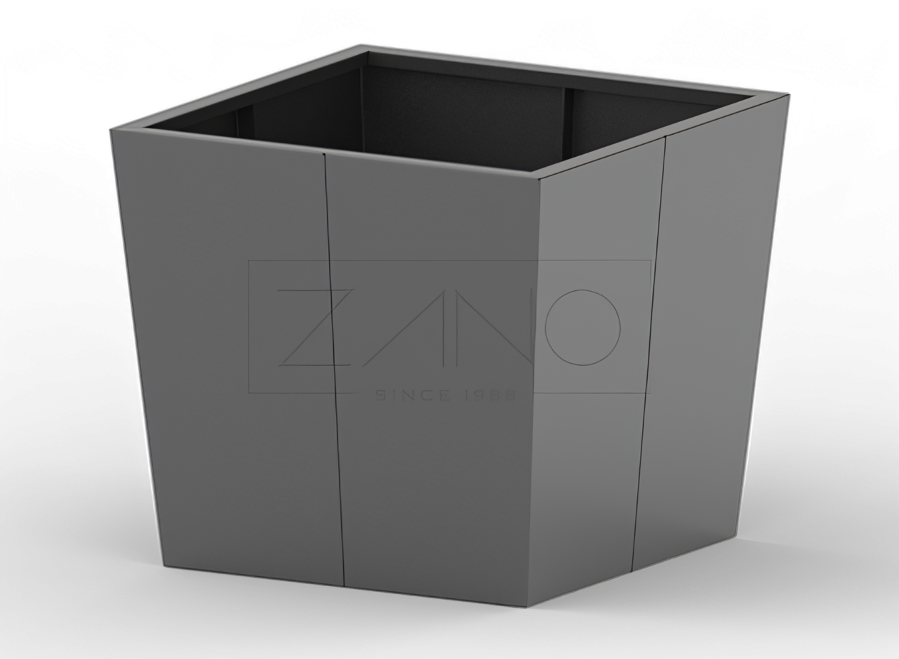 Vaso Tulipano in acciaio nero in formato XL Vaso Tulipano in acciaio nero in formato XL