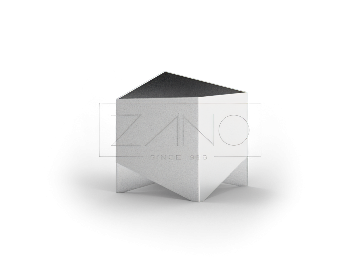 Vasi urbani moderni in acciaio inox