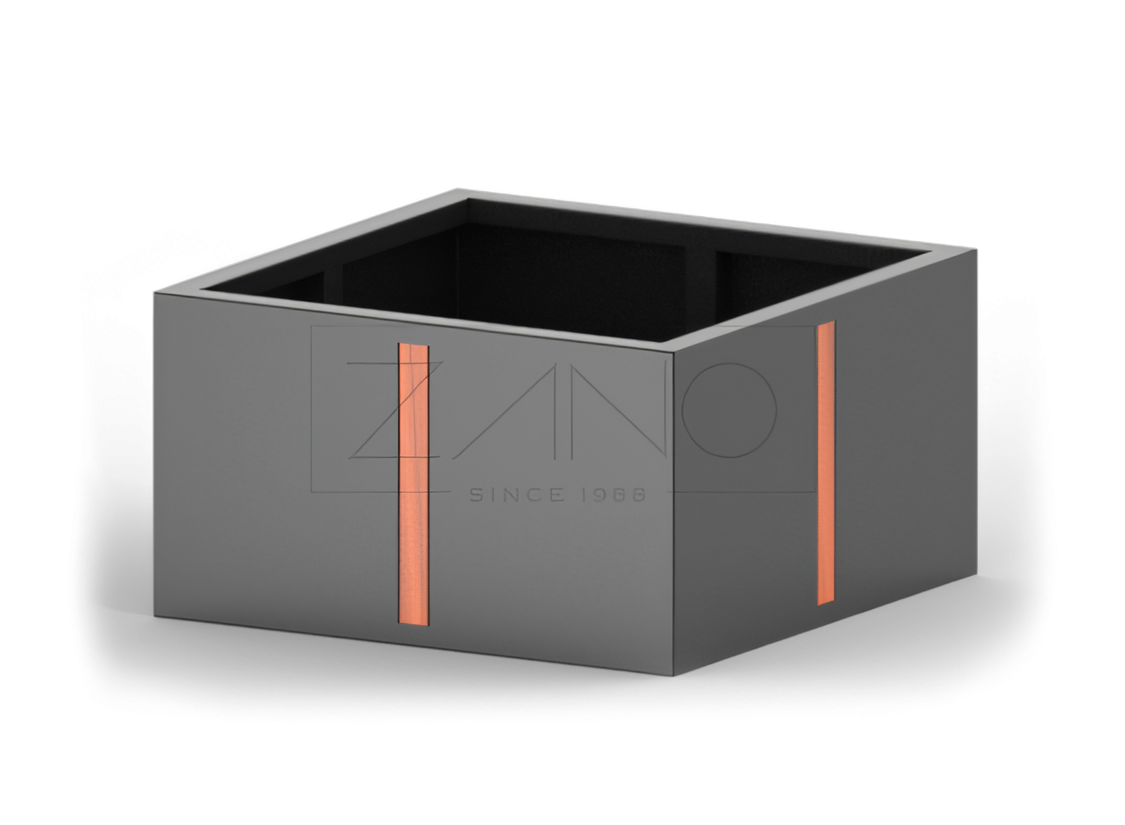 Elegante vaso urbano della collezione di mobili urbani ZANO Elegante vaso urbano della collezione di mobili urbani ZANO