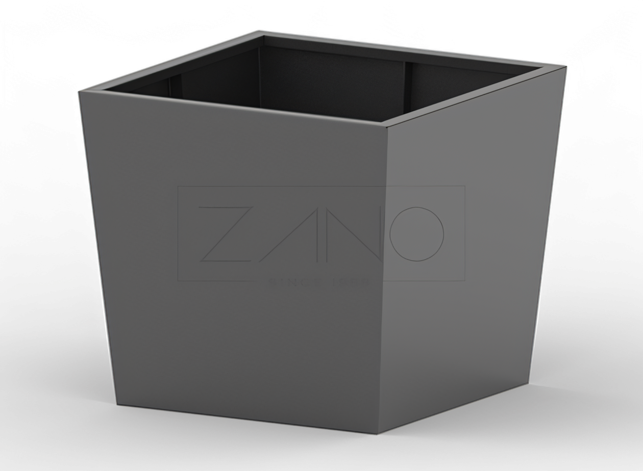 Vaso Tulipano in acciaio nero in formato XL Vaso Tulipano in acciaio nero in formato XL