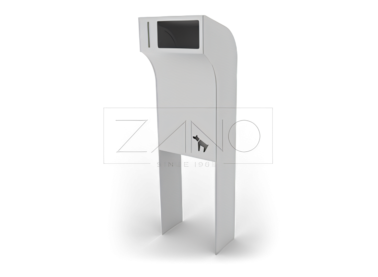 Cestino per cani in acciaio inox Cestino per cani in acciaio inox