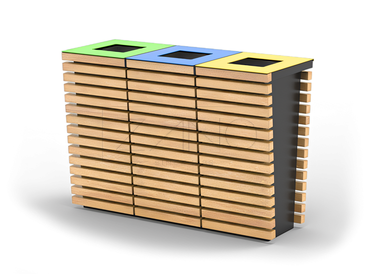 Cestini da interno per centri commerciali Cassonetti per la raccolta differenziata