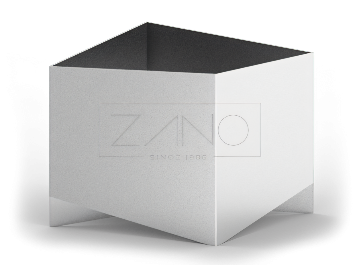 Vaso urbano in acciaio inox