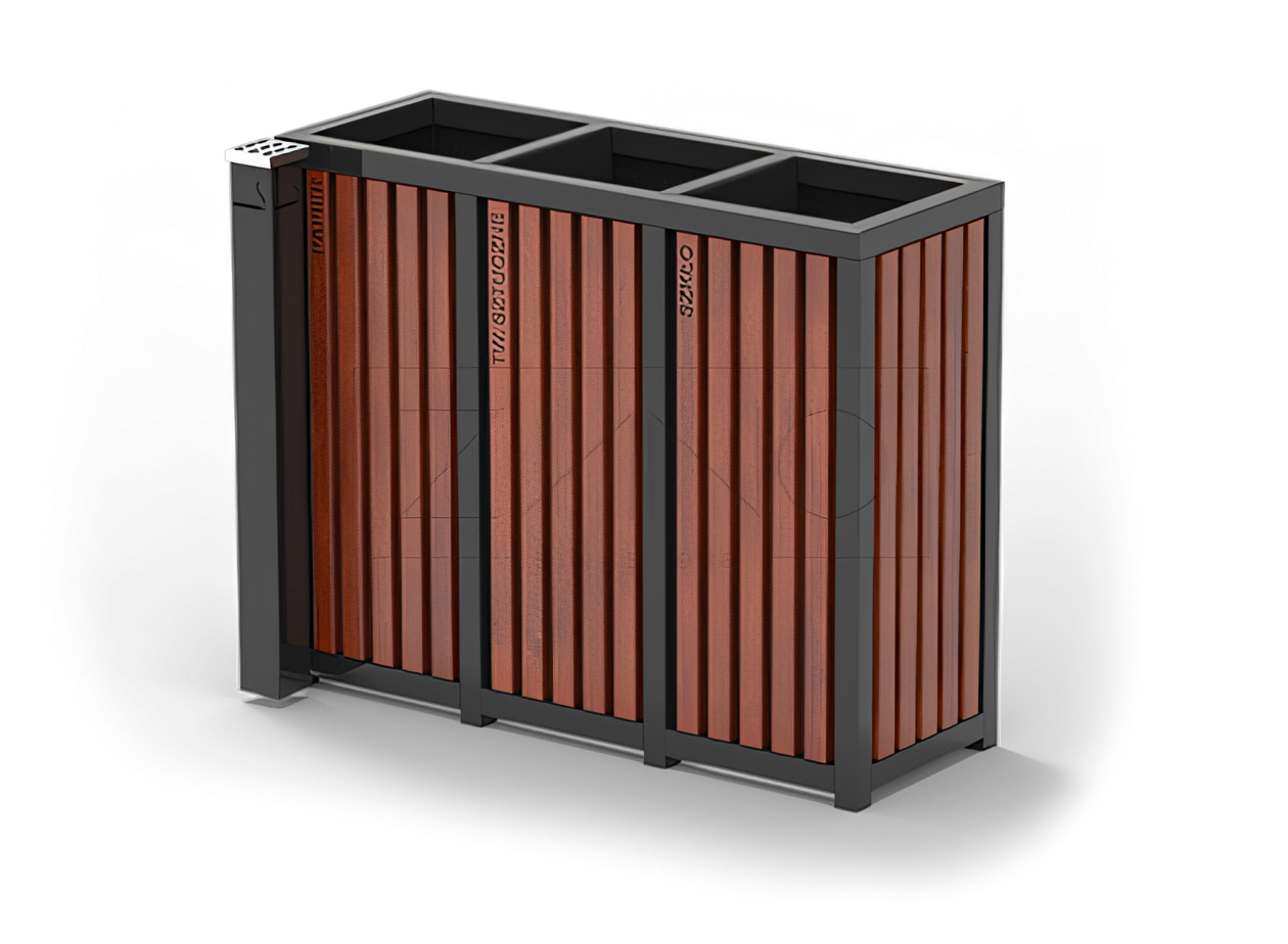 Cassonetti comunali in acciaio per la raccolta differenziata Cassonetti comunali in acciaio per la raccolta differenziata