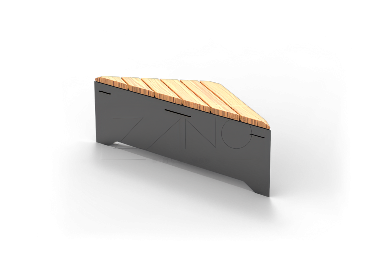 Panca modulare moderna in acciaio Panca modulare moderna in acciaio