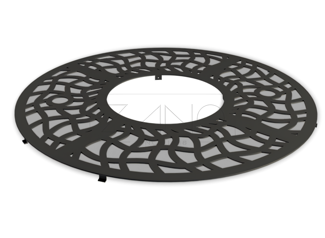 traliccio decorativo sotto l'albero