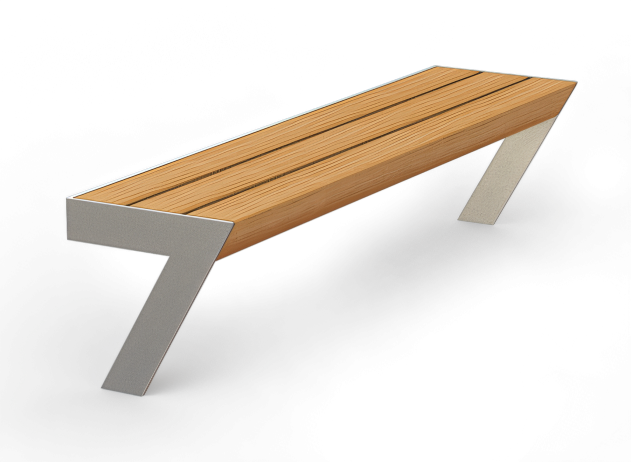 panche dritte senza schienale