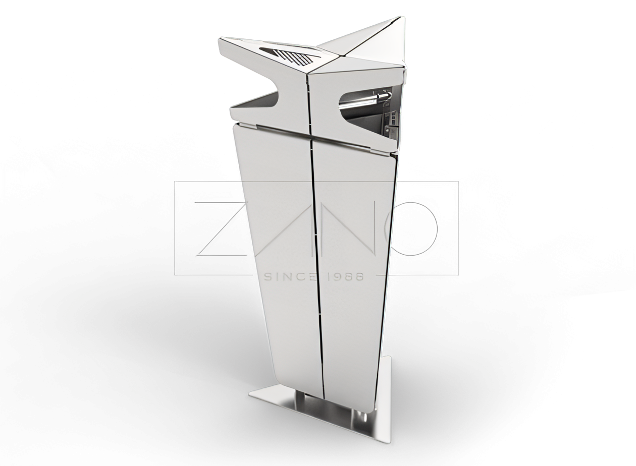 Cestino modulare con posacenere