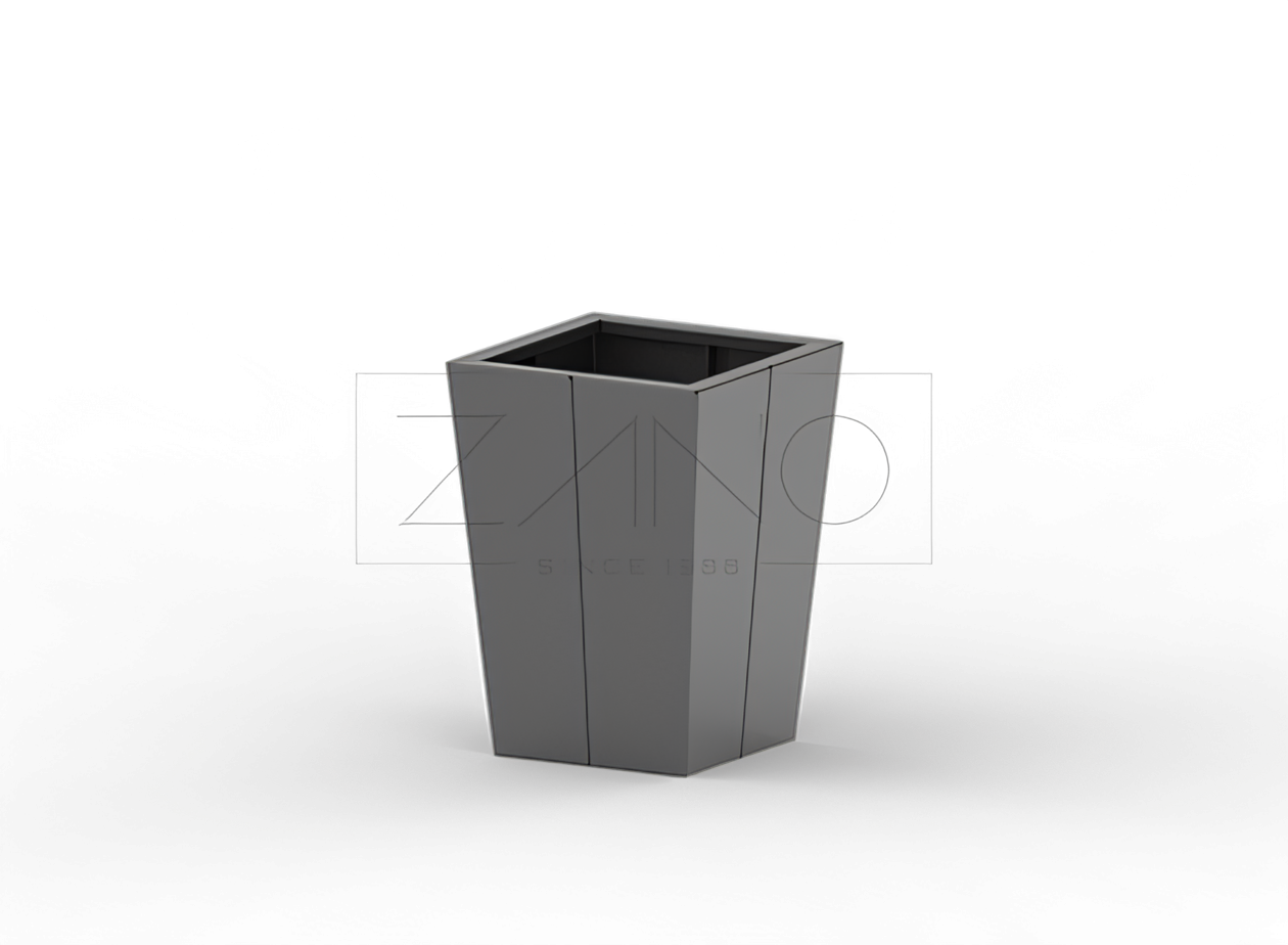 Vaso Tulipano in acciaio nero misura S Vaso Tulipano in acciaio nero misura S