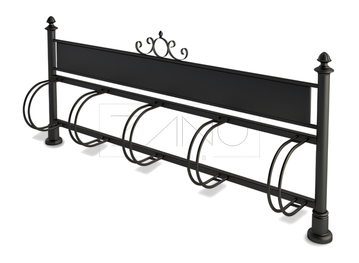 classici ed eleganti portabiciclette con spazio per la pubblicit&agrave;