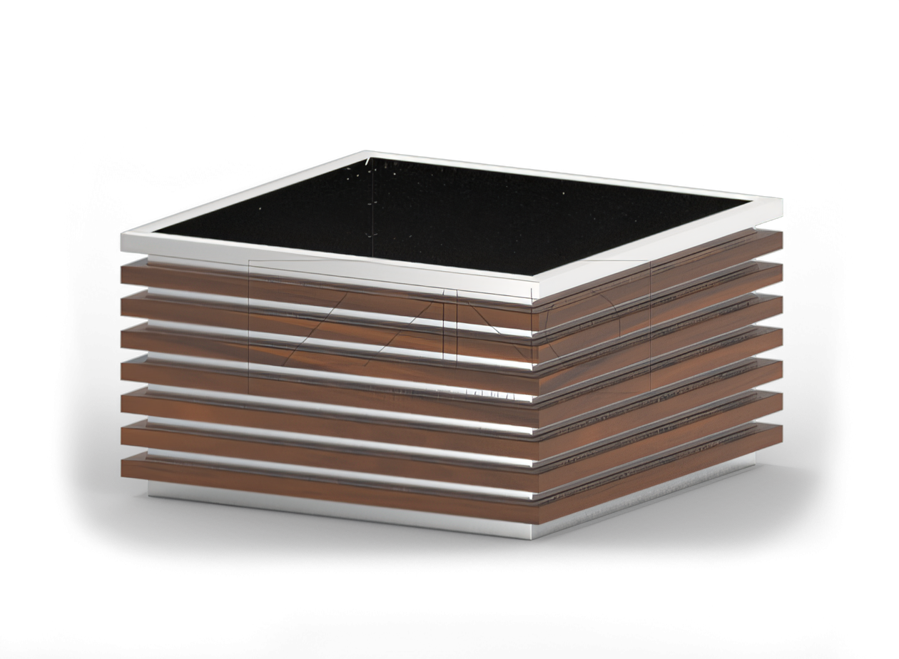 Vaso da fiori Block 06.042.XL in acciaio inox Vaso da fiori Block 06.042.XL in acciaio inox