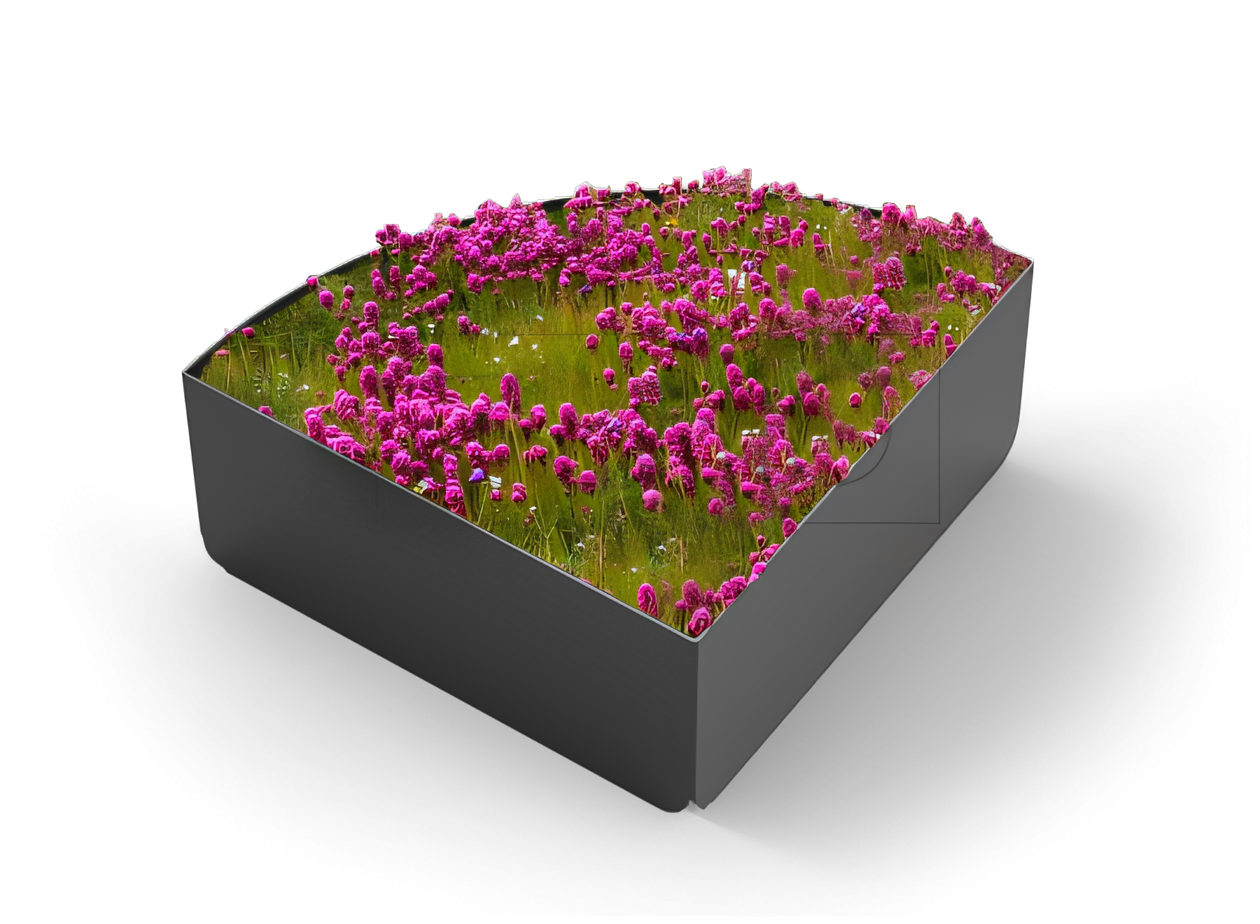 Vaso orbitante di ZANO in acciaio nero Vaso orbitante di ZANO in acciaio nero