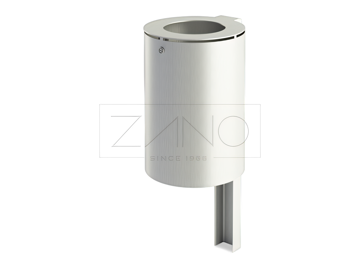 Pattumiera in acciaio inox Cestino con chiusura a chiave