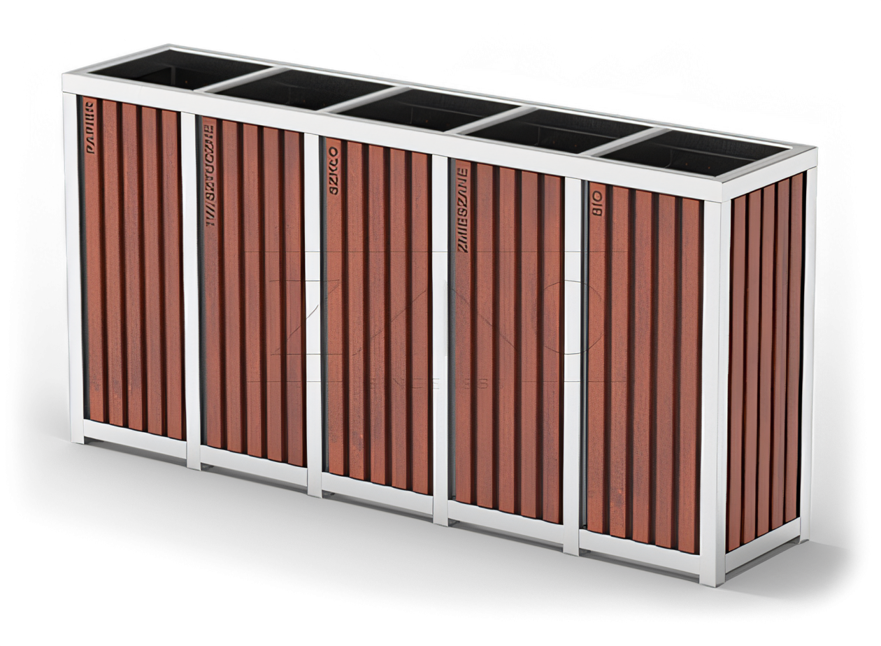 Cassonetti per la raccolta differenziata in citt&agrave;