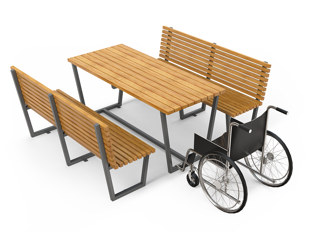 Set Bergen Tavolo e due panche