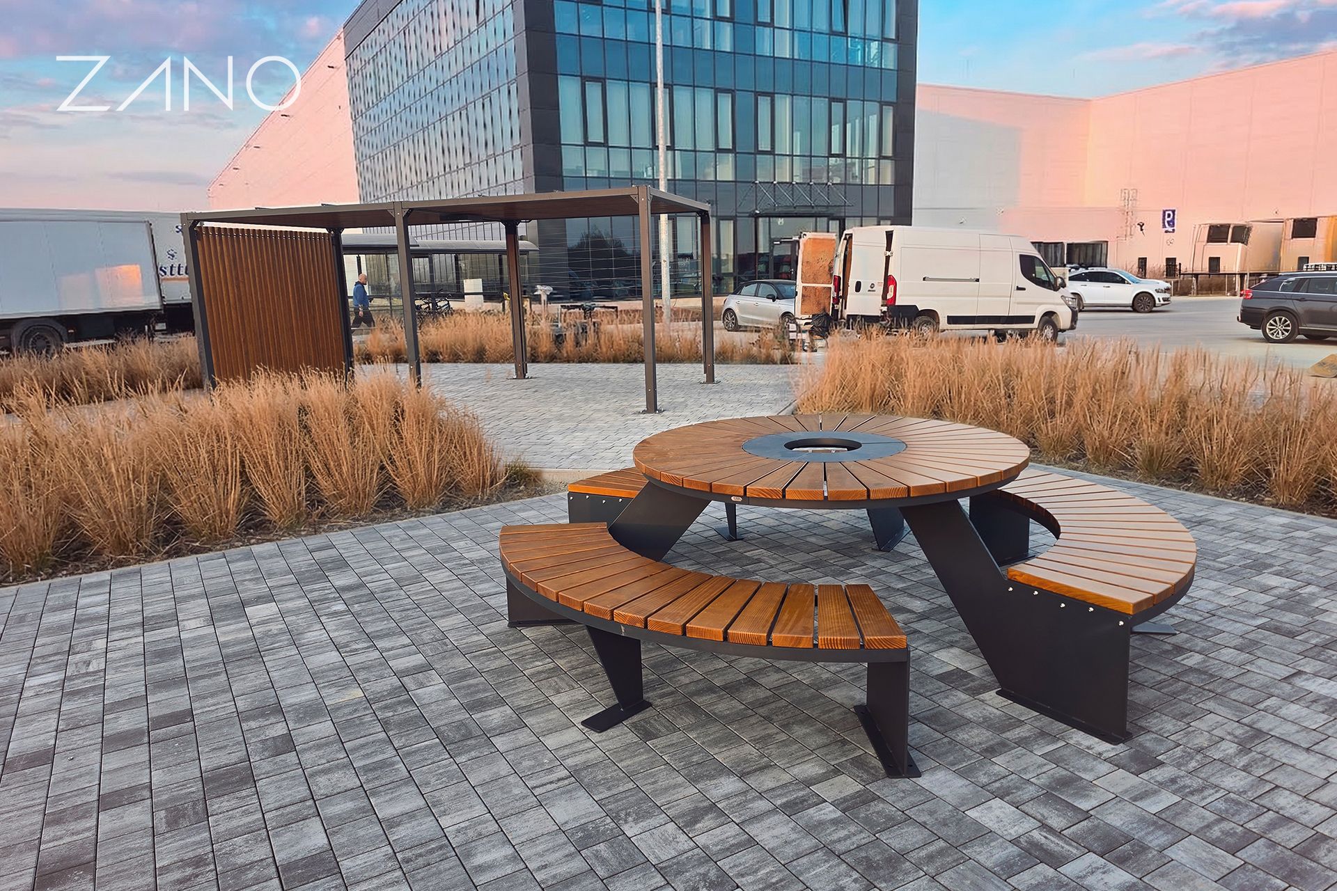 Area relax tavolo da picnic Domino e Pergola Area relax tavolo da picnic Domino e Pergola