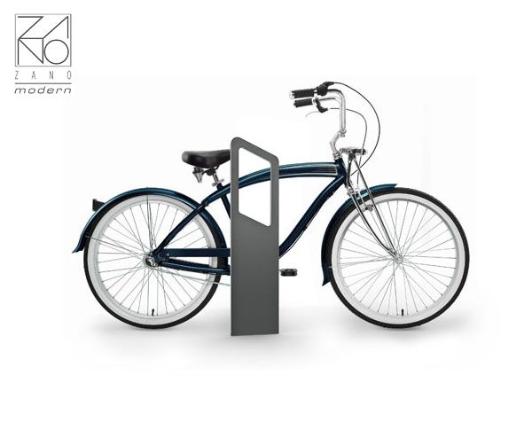 Cavalletto moderno per biciclette - Bicicletta montata dietro il telaio.