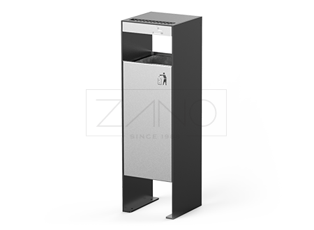 Cestino con posacenere